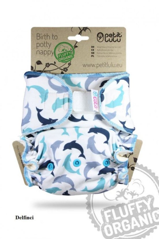 Kalhotková plena Fluffy suchý zip Petit Lulu