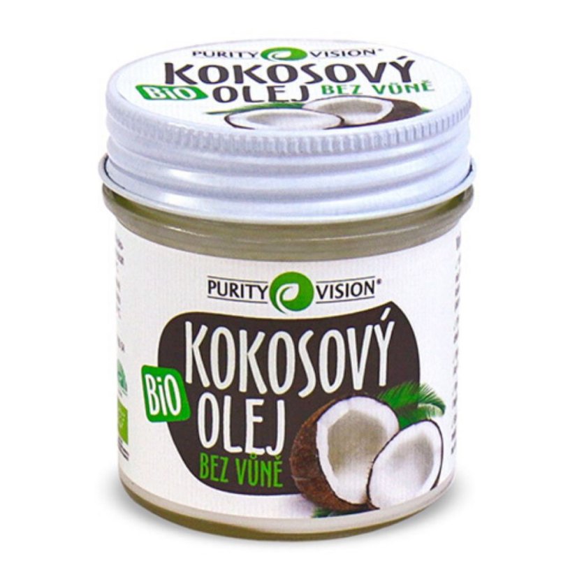 Kokosový olej bez vůně bio PURITY VISION