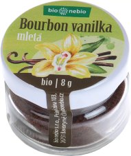 Bio Bourbon vanilka mletá kořenka 8 g