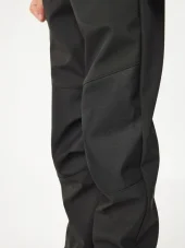 Dětské softshellové kalhoty bez zateplení Street Strong, Černá 104/110 Unuo