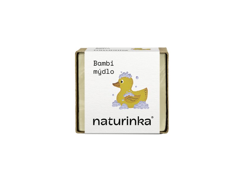 Mýdlo bambi Naturinka - Varianta: 55 g v obalu